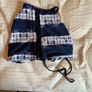 tie dye swim top